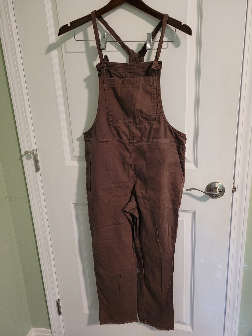 aerie Brown Utility Overalls Jumpsuit